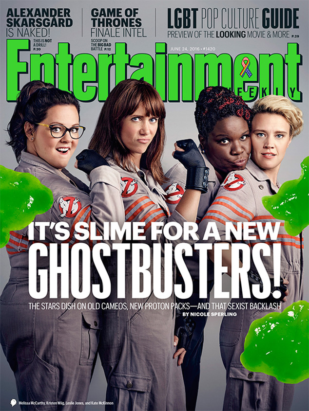 <i>Ghostbusters</i> Cast, EW Cover, June 24, 2016 &lt;i&gt;Ghostbusters&lt;/i&gt; Cast, EW Cover, June 24, 2016